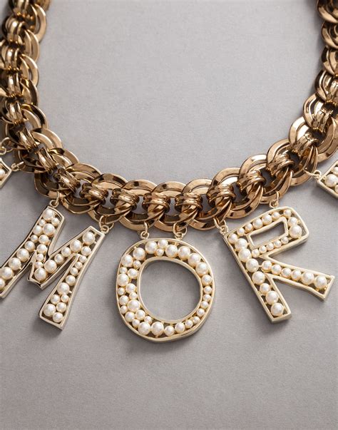 dolce gabbana pendant|dolce and gabbana necklace women's.